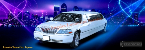 Lincoln14pass Los Angeles 14 pass.Limousine